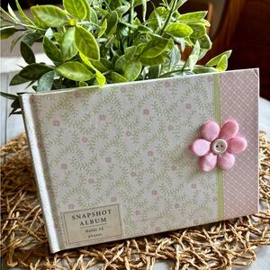 Hallmark Photo Album Pink Patterned NWT